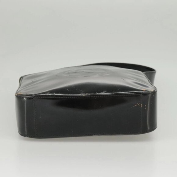 GUCCI Shoulder Bag Enamel Black Silver 000 0506 Auth - Picture 8 of 16